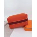 Hermes Bride-a-Brac Large Case in Orange Canvas Hermes Bride-a-Brac Large Case in Orange Canvas