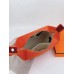 Hermes Bride-a-Brac Large Case in Orange Canvas Hermes Bride-a-Brac Large Case in Orange Canvas