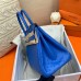 Hermes Birkin 30 Handmade Bag In Blue Ostrich Skin Hermes Birkin 30 Handmade Bag In Blue Ostrich Skin