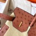 Hermes Birkin 30 Handmade Bag In Brown Ostrich Skin Hermes Birkin 30 Handmade Bag In Brown Ostrich Skin