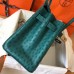 Hermes Birkin 30 Handmade Bag In Green Ostrich Skin Hermes Birkin 30 Handmade Bag In Green Ostrich Skin