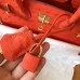 Hermes Birkin 30 Handmade Bag In Orange Ostrich Skin Hermes Birkin 30 Handmade Bag In Orange Ostrich Skin