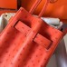 Hermes Birkin 30 Handmade Bag In Orange Ostrich Skin Hermes Birkin 30 Handmade Bag In Orange Ostrich Skin