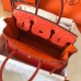 Hermes Birkin 30 Handmade Bag In Orange Ostrich Skin Hermes Birkin 30 Handmade Bag In Orange Ostrich Skin