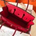Hermes Birkin 30 Handmade Bag In Red Ostrich Skin Hermes Birkin 30 Handmade Bag In Red Ostrich Skin