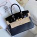 Hermes Touch Birkin 30 Bag In Black Shiny Niloticus Crocodile Skin Hermes Touch Birkin 30 Bag In Black Shiny Niloticus Crocodile Skin