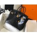 Hermes Birkin 30cm Bag In Black Embossed Crocodile Leather Hermes Birkin 30cm Bag In Black Embossed Crocodile Leather