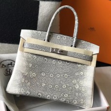 Hermes Birkin 30cm Bag In Ombre Embossed Natural Lizard Hermes Birkin 30cm Bag In Ombre Embossed Natural Lizard