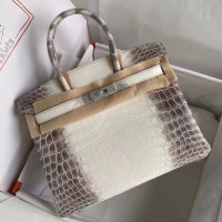 Hermes Diamond Birkin 30cm In Himalaya Niloticus Crocodile Skin Hermes Diamond Birkin 30cm In Himalaya Niloticus Crocodile Skin