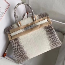 Hermes Diamond Birkin 30cm In Himalaya Niloticus Crocodile Skin Hermes Diamond Birkin 30cm In Himalaya Niloticus Crocodile Skin