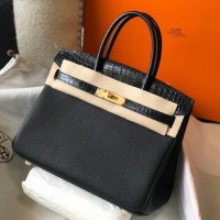 Hermes Touch Birkin 30cm Limited Edition Black Bag Hermes Touch Birkin 30cm Limited Edition Black Bag