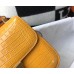Hermes Constance 18 Handmade Bag In Yellow Embossed Crocodile Hermes Constance 18 Handmade Bag In Yellow Embossed Crocodile