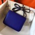 Hermes Constance 18 Handmade Bag In Blue Electric Epsom Leather Hermes Constance 18 Handmade Bag In Blue Electric Epsom Leather
