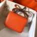 Hermes Constance 18 Handmade Bag In Orange Epsom Leather Hermes Constance 18 Handmade Bag In Orange Epsom Leather