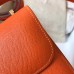 Hermes Constance 18 Handmade Bag In Orange Epsom Leather Hermes Constance 18 Handmade Bag In Orange Epsom Leather