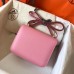 Hermes Constance 18 Handmade Bag In Pink Epsom Leather Hermes Constance 18 Handmade Bag In Pink Epsom Leather