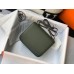 Hermes Constance 18 Handmade Bag In Vert Olive Epsom Leather Hermes Constance 18 Handmade Bag In Vert Olive Epsom Leather