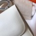 Hermes Constance 18 Handmade Bag In White Epsom Leather Hermes Constance 18 Handmade Bag In White Epsom Leather