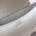 Hermes Constance 18 Handmade Bag In White Epsom Leather Hermes Constance 18 Handmade Bag In White Epsom Leather