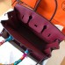 Hermes Birkin 35 Handmade Bag In Bordeaux Clemence Leather Hermes Birkin 35 Handmade Bag In Bordeaux Clemence Leather