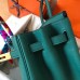 Hermes Birkin 35 Handmade Bag In Malachite Clemence Leather Hermes Birkin 35 Handmade Bag In Malachite Clemence Leather