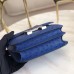 Hermes Constance 18 Handmade Bag In Blue Ostrich Leather Hermes Constance 18 Handmade Bag In Blue Ostrich Leather