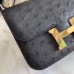 Hermes Constance 18 Handmade Bag In Black Ostrich Leather Hermes Constance 18 Handmade Bag In Black Ostrich Leather