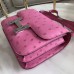 Hermes Constance 18 Handmade Bag In Pink Ostrich Leather Hermes Constance 18 Handmade Bag In Pink Ostrich Leather