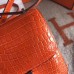 Hermes Constance 24 Handmade Bag In Orange Niloticus Crocodile Hermes Constance 24 Handmade Bag In Orange Niloticus Crocodile