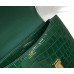 Hermes Constance 24cm Bag In Green Embossed Crocodile Hermes Constance 24cm Bag In Green Embossed Crocodile