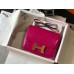 Hermes Constance 24cm Bag In Rose Red Embossed Crocodile Hermes Constance 24cm Bag In Rose Red Embossed Crocodile