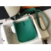 Hermes Evelyne III TPM Bag In Vert Vertigo Clemence Leather Hermes Evelyne III TPM Bag In Vert Vertigo Clemence Leather