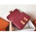 Hermes Constance 24 Handmade Bag In Ruby Epsom Leather Hermes Constance 24 Handmade Bag In Ruby Epsom Leather