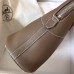 Hermes Bolide 27 Handmade Bag In Taupe Clemence Leather Hermes Bolide 27 Handmade Bag In Taupe Clemence Leather