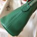 Hermes Bolide 27 Handmade Bag In Vert Vertigo Clemence Leather Hermes Bolide 27 Handmade Bag In Vert Vertigo Clemence Leather