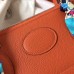 Hermes Bolide 35 Handmade Bag In Orange Clemence Leather Hermes Bolide 35 Handmade Bag In Orange Clemence Leather