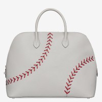 Hermes Gris Perle Bolide 1923 45 Baseball Bag Hermes Gris Perle Bolide 1923 45 Baseball Bag