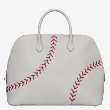 Hermes Gris Perle Bolide 1923 45 Baseball Bag Hermes Gris Perle Bolide 1923 45 Baseball Bag