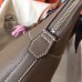 Hermes Bolide 31 Handmade Bag In Taupe Clemence Leather Hermes Bolide 31 Handmade Bag In Taupe Clemence Leather