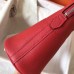 Hermes Bolide 31 Handmade Bag In Red Clemence Leather Hermes Bolide 31 Handmade Bag In Red Clemence Leather