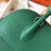 Hermes Bolide 31 Handmade Bag In Vert Vertigo Clemence Leather Hermes Bolide 31 Handmade Bag In Vert Vertigo Clemence Leather