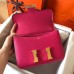 Hermes Constance 24 Handmade Bag In Rose Red Epsom Leather Hermes Constance 24 Handmade Bag In Rose Red Epsom Leather