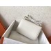 Hermes Constance 24 Handmade Bag In White Epsom Leather Hermes Constance 24 Handmade Bag In White Epsom Leather