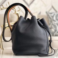 Hermes Licol 17cm Bag In Black Evercolor Calfskin Hermes Licol 17cm Bag In Black Evercolor Calfskin