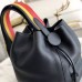 Hermes Licol 17cm Bag In Black Evercolor Calfskin Hermes Licol 17cm Bag In Black Evercolor Calfskin