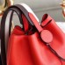 Hermes Licol 17cm Bag In Red Evercolor Calfskin Hermes Licol 17cm Bag In Red Evercolor Calfskin