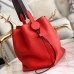 Hermes Licol 17cm Bag In Red Evercolor Calfskin Hermes Licol 17cm Bag In Red Evercolor Calfskin