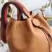 Hermes Licol 17cm Bag In Tan Evercolor Calfskin Hermes Licol 17cm Bag In Tan Evercolor Calfskin