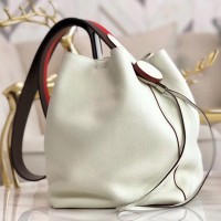 Hermes Licol 17cm Bag In White Evercolor Calfskin Hermes Licol 17cm Bag In White Evercolor Calfskin