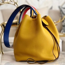 Hermes Licol 17cm Bag In Yellow Evercolor Calfskin Hermes Licol 17cm Bag In Yellow Evercolor Calfskin